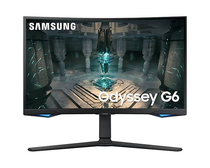 Monitor Samsung 27 pulgadas - Odyssey G6, QHD, 2560 x 1440, Gamer, Curvatura 1000R, SMART, 240Hz, 1ms, LS27BG650ELXZX Monitor Samsung 27 pulgadas - Odyssey G6, QHD, 2560 x 1440, Gamer, Curvatura 1000R, SMART, 240Hz, 1ms, LS27BG650ELXZX